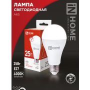 Лампа светодиодная LED-A65-VC 25Вт 230В Е27 4000К 2380Лм IN HOME