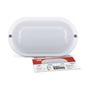 Светильник светодиодный герметичный СПП МД-1065-ОВАЛ 10Вт 6500К 900Лм с микроволновым датчиком IP65 160х88мм IN HOME