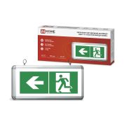 Светильник светодиодный аварийный СДБО-115 «УКАЗАТЕЛЬ ВЫХОДА НАЛЕВО» 3 часа NI-CD AC/DC односторонний IN HOME