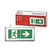 Светильник светодиодный аварийный СДБО-115 «УКАЗАТЕЛЬ ВЫХОДА НАПРАВО» 3 часа NI-CD AC/DC односторонний IN HOME