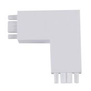 Коннектор шинопровода угловой AC-W-TL белый серии TOP-LINE IN HOME