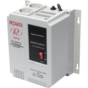 Стабилизатор напряжения АСН-1000 Н/1-Ц Lux 1ф 1кВт IP20 настен. релейный с двумя розетками Ресанта 63/6/14