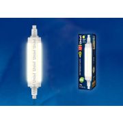LED-J118-12W/WW/R7s/CL PLZ06WH Лампа светодиодная. Прозрачная. Теплый белый свет. Картон. ТМ Uniel.