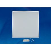 ULP-6060-42W/DW EFFECTIVE SILVER Светильник светодиодный потолочный встраиваемый. Дневной свет (6500K). Корпус серебристый. В комплекте с и/п. ТМ Uniel.