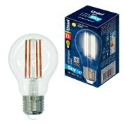 LED-A60-10W/NW/E27/CL PLS02WH Лампа светодиодная. Форма «A», прозрачная. Серия Sky. Белый свет (4000K). Картон. ТМ Uniel