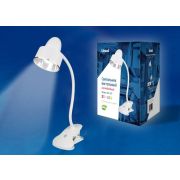 TLD-557 Beige/LED/350Lm/5500K/Dimmer Светильник настольный «прищепка», 5W. Сенсорный выключатель. Белый. ТМ Uniel