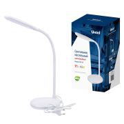 TLD-561 White/LED/450Lm/4500K Светильник настольный, 7W. Механический выключатель. Белый. ТМ Uniel