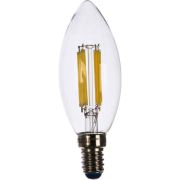LED-C35-13W/4000K/E14/CL PLS02WH Лампа светодиодная. Форма «свеча», прозрачная. Серия Sky. Белый свет (4000К). Картон. ТМ Uniel.
