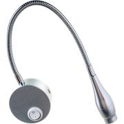 ULT-F22-3W/4000K IP20 SILVER Светильник светодиодный настенный гибкий для интерьерного освещения. 85-265В. Белый свет (4000К). Серебряный. TM Uniel