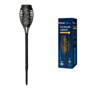 USL-S-184/PM495 SMALL TORCH-1 Садовый светильник на солнечной батарее «Маленький факел-1». 12 светодиодов. Эффект пламени. 1*2/3ААА Ni-Mh аккумулятор в/к. IP44. TM Uniel.