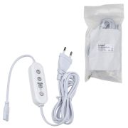 UST-E32 WHITE 2M Таймер с вилкой и разъемом L,N для фито светильника, 220В. 150Вт. Провод 2 метра. ТМ Uniel
