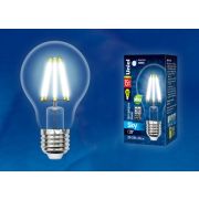 LED-A70-15W/4000K/E27/CL PLS02WH Лампа светодиодная. Форма «A», прозрачная. Серия Sky. Белый свет (4000K). Картон. ТМ Uniel.