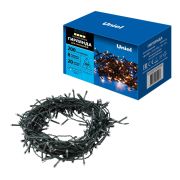ULD-S2000-200/DGA WARM WHITE IP20 Гирлянда светодиодная, 20м. 200 светодиодов. Теплый белый свет. Провод зеленый. ТМ Uniel