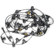UDL-K111 80/E27/20M IP65 BLACK BELT-LIGHT Гирлянда Белт-Лайт, 20м + 1,5м сетевой шнур. 80 патронов E27, шаг 25см. Чёрная. TM Uniel.