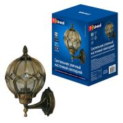 UUL-S90A 60W/E27 IP54 GOLD Светильник уличный, под лампу Е27. Архитектурный накладной. Корпус золотистый. TM Uniel