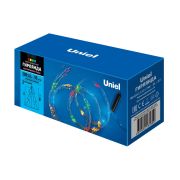 ULD-E0200-200/STA MULTI IP44 Гирлянда светодиодная «Лучи росы», 2м. 10 нитей. 200 светодиодов. Разноцветный свет. Провод прозрачный. ТМ Uniel