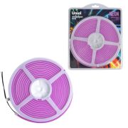 ULS-N01-2835-120LED/m-6mm-IP67-DC12V-9W/m-5M-PURPLE Гибкая светодиодная лента. NEON. Катушка 5м. в блистере. Фиолетовый свет. ТМ Uniel