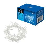 ULD-S1000-100/DTA BLUE IP20 Гирлянда светодиодная, 10м. 100 светодиодов. Синий свет. Провод прозрачный. ТМ Uniel
