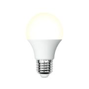 LED-A60-10W/3000K/E27/FR/SLS Лампа светодиодная. Форма «A», матовая. Теплый белый свет (3000K). ТМ Volpe