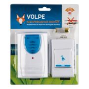 UDB-Q032 W-R1T1-32S-100M-WH Звонок беспроводной. 36 мелодий. Световая индикация. Белый. ТМ Volpe