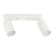 DLC-S620 GU10x2 WHITE Светильник декоративный накладной, серия Sotto. Без ламп, цоколь GU10x2шт. Металл. Белый. TM Fametto