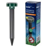 UDR-S20 SOL GREEN Устройство для отпугивания кротов и змей, на солнечной батарее. Постоянная частота вибрации. Аккумулятор в/к. IP44. Зеленый. TM Uniel