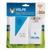 UDB-Q031 W-R1T1-32S-100M-WH Звонок беспроводной. 36 мелодий. Световая индикация. Белый. ТМ Volpe