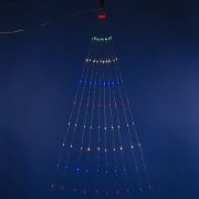 ULD-E0120-120/STA MULTI IP44 Гирлянда светодиодная «Лучи росы», 1,2м. 10 нитей. 120 светодиодов. Разноцветный свет. Провод прозрачный. ТМ Uniel