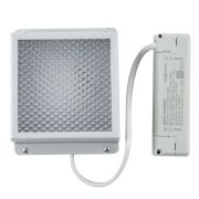 ULP-1010 7W/5000К IP40 GRILYATO WHITE Светильник светодиодный потолочный встраиваемый. Белый свет (5000K). 868Лм. Для ячеек 100x100мм. Корпус белый. В комплекте с и/п. ТМ Uniel