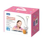 ULM-D160 12W/3000-6000K/DIM WHITE Светильник настольный светодиодный «Заяц», с подставкой под канцелярские принадлежности. Сенсорный выключатель. Диммер. Белый. TM Uniel