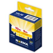 LED-GX53-9W/3000K/GX53/FR/NR Лампа светодиодная, матовая. Серия Norma. Теплый белый свет (3000K). Картон. ТМ Volpe