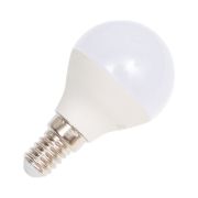 LED-G45-6W/6500K/E14/FR/SLS Лампа светодиодная. Форма «шар», матовая. Дневной свет (6500K). ТМ Volpe