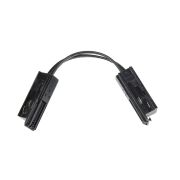 UBX-MM21/35 BLACK Коннектор для магнитных шинопроводов,35мм. Угловой. Внутренний. Черный. ТМ Uniel