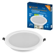 ULM-Q237 18W/4000K WHITE Светильник светодиодный встраиваемый.  Белый свет (4000K). Корпус белый. ТМ Volpe