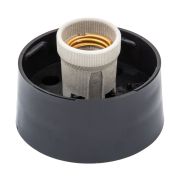 UFP-А01AE BLACK Основание для садово-парковых светильников. Тип соединения с рассеивателем - резьбовой. Встроенный патрон Е27. Материал - пластик. Цвет - черный. Упаковка - картон.