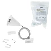 UFB-H41 WHITE 1 POLYBAG Набор для подвесного монтажа трехфазных шинопроводов. Цвет белый. TM Uniel
