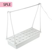 ULT-P44N-10W/SPLE IP65 AQUA SIMPLE WHITE Набор для гидропоники «Минисад AQUA SIMPLE», светильник для растений светодиодный с подставкой. Спектр для фотосинтеза. Белый. TM ФитоЛето