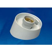UFP-A04AE WHITE Основание для садово-парковых светильников. Тип соединения с рассеивателем - резьбовой. Встроенный патрон Е27. Материал - пластик. Цвет - белый. Упаковка - картон.