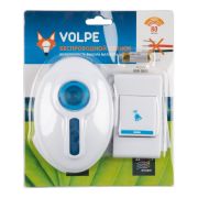 UDB-Q033 W-R1T1-32S-100M-WH Звонок беспроводной. 36 мелодий. Световая индикация. Белый. ТМ Volpe