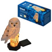 USL-S-823/PM290 POLAR OWL Садовый светильник на солнечной батарее «Полярная сова». 1 светодиод. Теплый белый свет. 1*АA Ni-Mh аккумулятор в/к. IP44. TM Uniel
