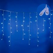 ULD-B25006-440/TTK WHITE IP44 Бахрома светодиодная с эффектом мерцания, 25м. Соединяемая. 440 светодиодов. Белый свет. Провод прозрачный. ТМ Uniel