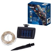 USL-S-128/PT30000 MULTI DEW Садовая гирлянда на солнечной батарее «Роса». 300 светодиодов. Разноцветный свет. 1*АА Ni-Mh аккумулятор в/к. IP44. TM Uniel