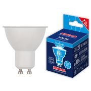 LED-JCDR-7W/4000K/GU10/38D/NR Лампа светодиодная. Форма «JCDR», матовая. Серия Norma. Белый свет (4000K). Угол свечения 38°. Картон. ТМ Volpe