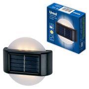 USL-F-158/PM090 RONDO Cветильник настенный на солнечной батарее. 6 светодиодов. Теплый белый свет. 1*АА Ni-Mh аккумулятор в/к. IP44. TM Uniel