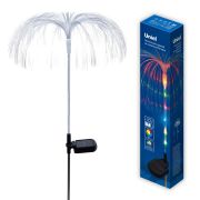 USL-S-821/PT750 JELLYFISH Садовый светильник на солнечной батарее «Медуза». 7 светодиодов. RGB свет. 1*АA Ni-Mh аккумулятор в/к. IP44. TM Uniel