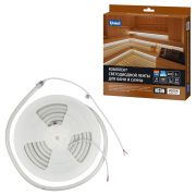 ULS-N40-2835-120LED/m-16mm-IP68-DC24V-10W/m-5M-4000K NEON SET01 Комплект светодиодной ленты для бань и саун, до +100°С, катушка 5м. Белый свет (4000К). Крепление в/к. TM Uniel