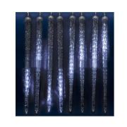 ULD-E3005-300/DTK WHITE IP44 ICICLE Занавес светодиодный фигурный «Сосульки», соединяемый, 2,7х0,42м. 10 подвесов. Белый свет. Провод прозрачный. TM Uniel.