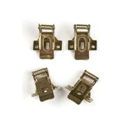 UFL-F04 SILVER 150 POLYBAG Комплект крепежных скоб на пружинах (4шт.) для установки в гипсокартон. TM Uniel.