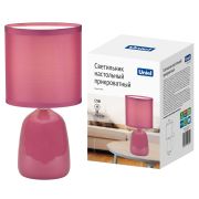 UML-B305 E14 PINK Светильник настольный декоративный под лампу Е14, 40W. Механический выключатель. Розовый. ТМ Uniel