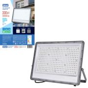 ULF-F52B-300W/6500K IP65 200-240V GREY Прожектор светодиодный. Дневной свет (6500K). Угол 60 градусов. Корпус серый. TM Uniel